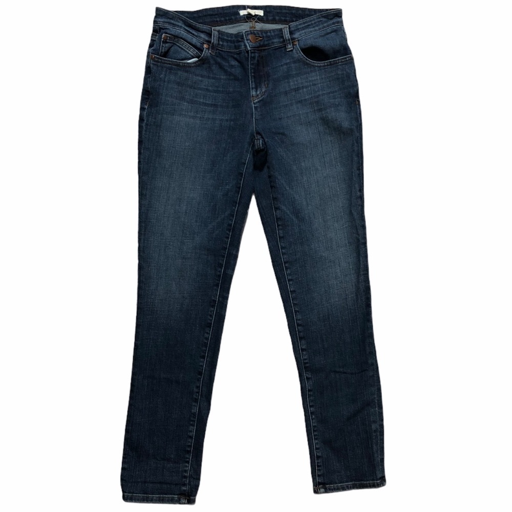 Eileen Fisher blue jeans 2 skinny organic cotton